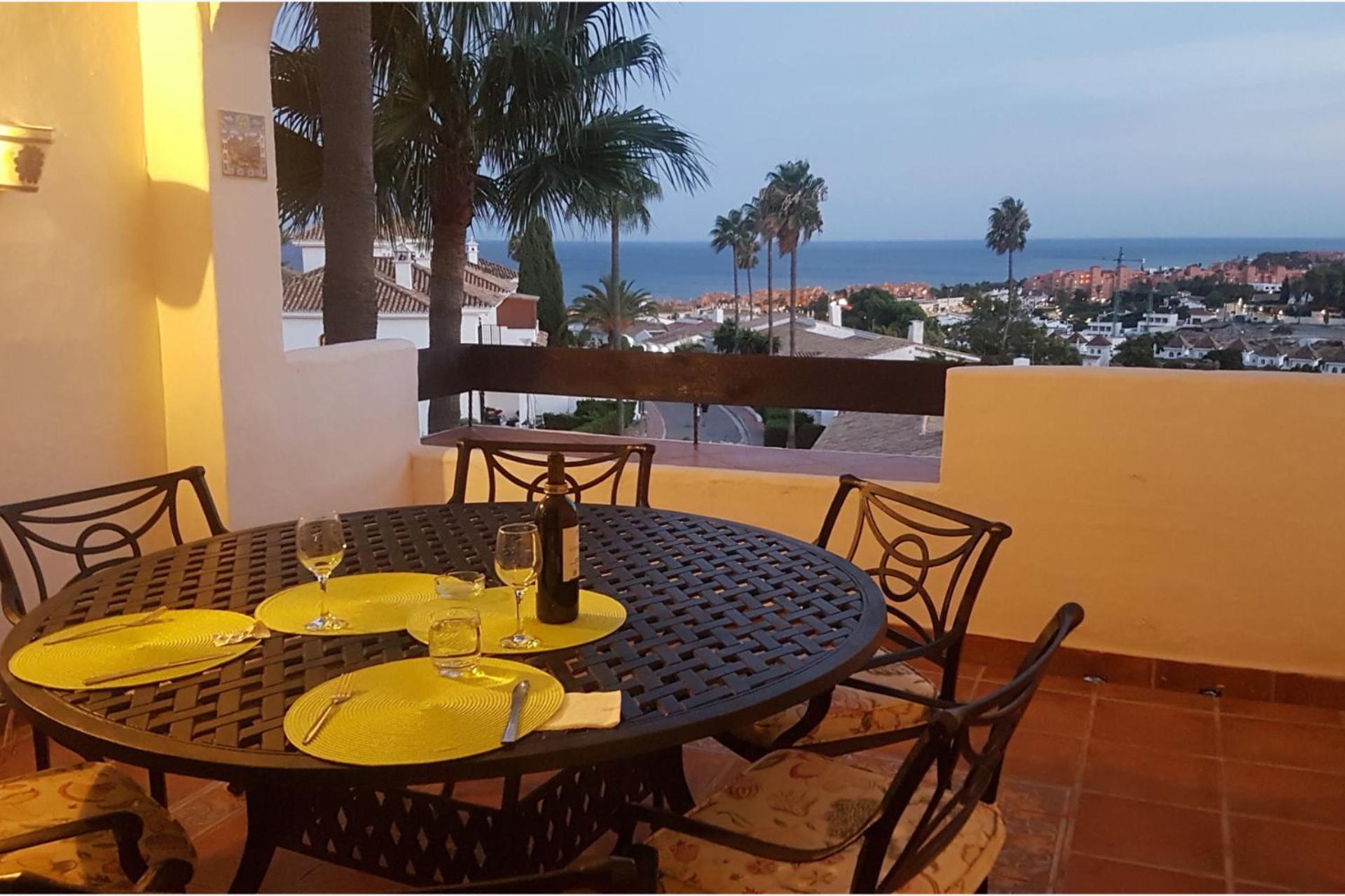 Modern Duquesa 2 Bed Outstanding View Of Sea Golf Apartment Manilva Exterior photo